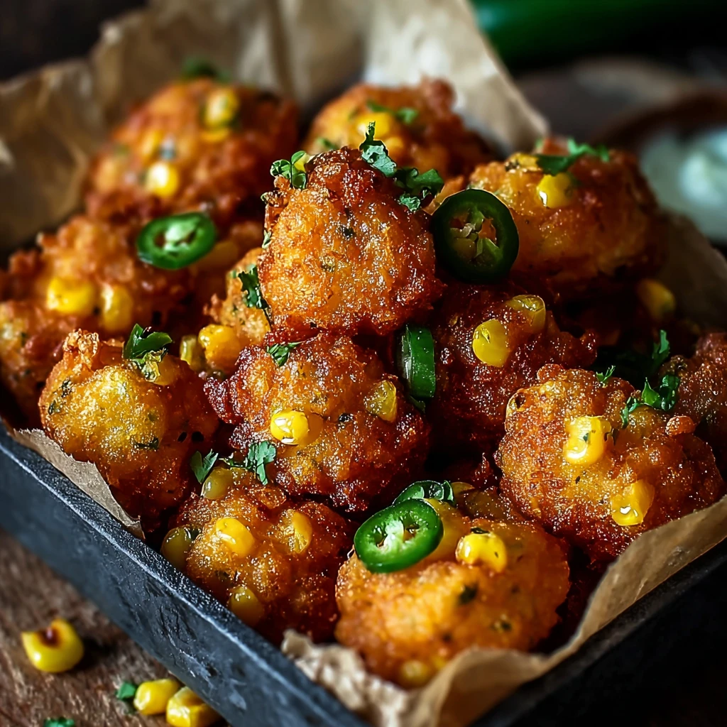 Spicy Jalapeno Corn Nuggets Irresistible Snacking Fun