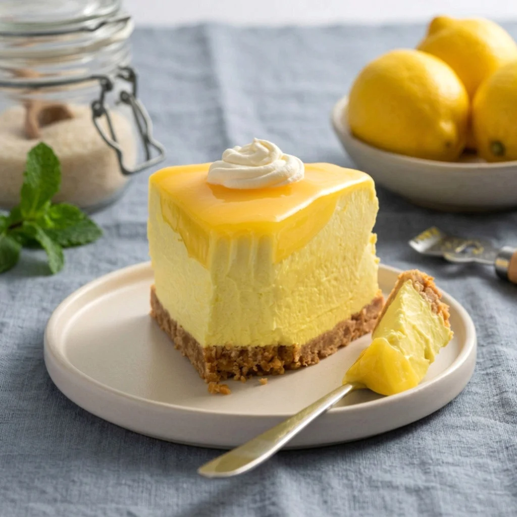 No Bake Lemon Cheesecake