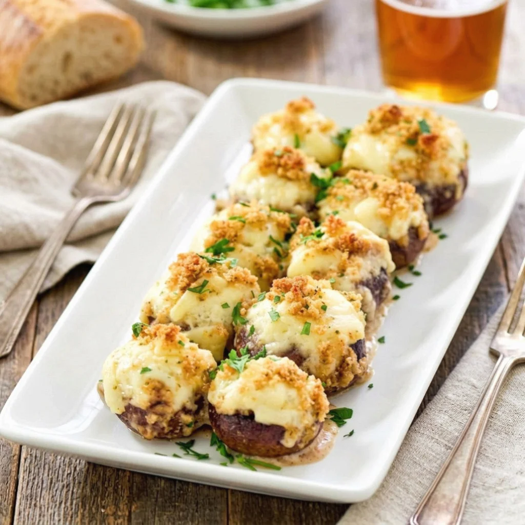 LongHorn Steakhouse stuffed mushrooms