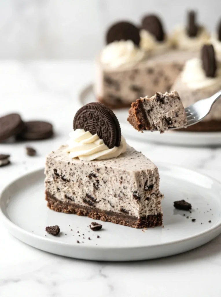 No Bake Oreo Cheesecake